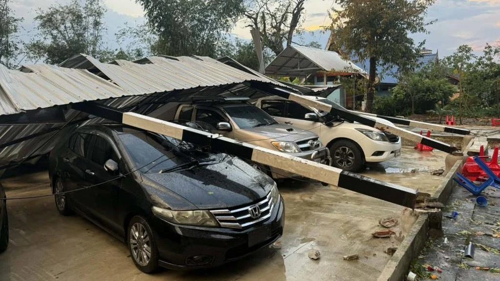 พายุถล่ม อ.พร้าว เชียงใหม่