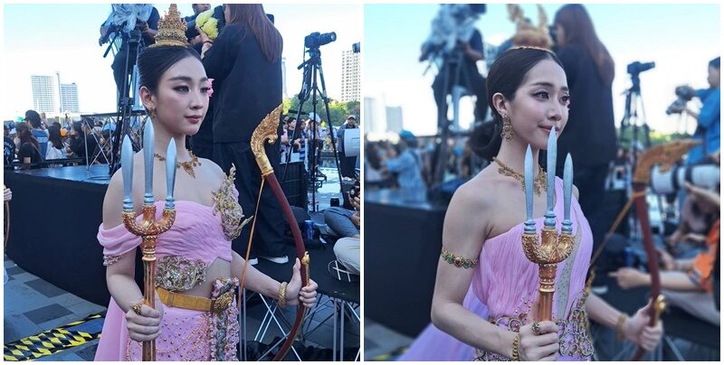 4EVE แปลงโฉม 'รากษสเทวี' นำขบวนแห่นางสงกรานต์ไอคอนสยาม 2026