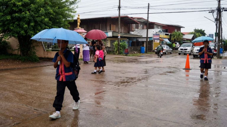 รัฐบาลไฟเขียว ผอ.โรงเรียนสั่งหยุดเรียนหนีน้ำท่วม ยึดความปลอดภัยเด็กเป็นหลัก